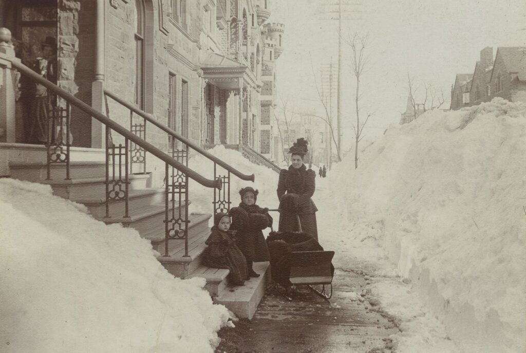 Mrs. George Lighthall at 435 Elm Avenue, 1897, Credit: WHA Archives
